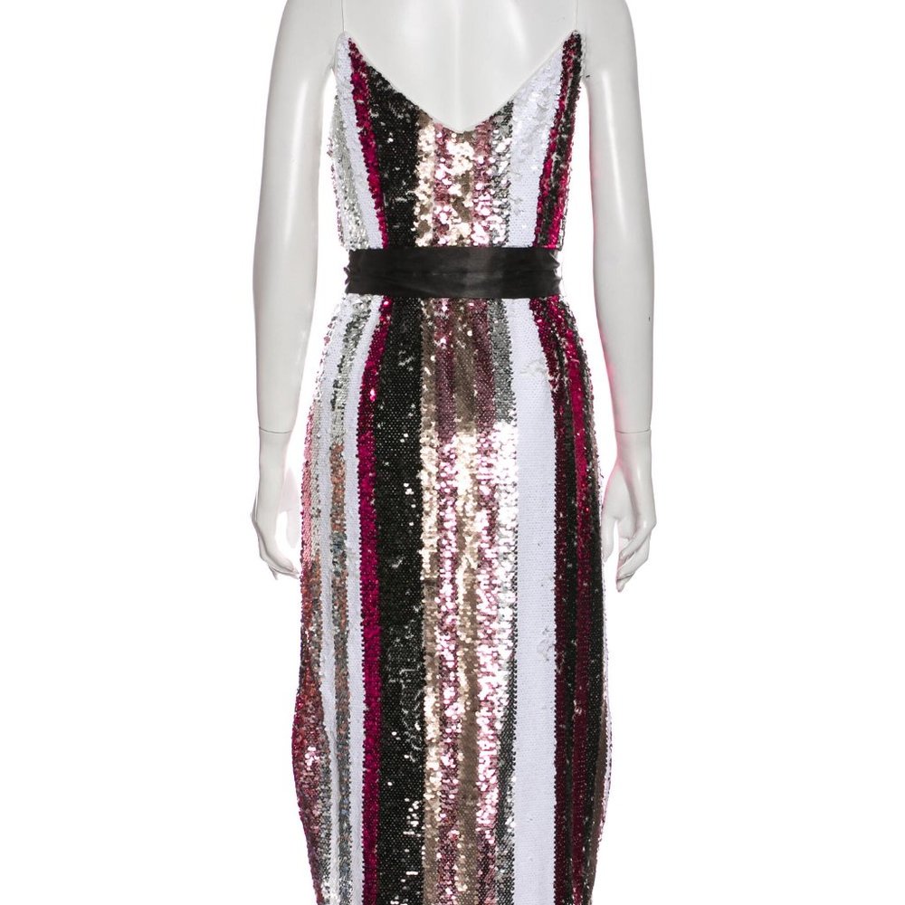 $248 NWT Aidan Mattox Sequin Wrap Dress - Picture 11 of 12